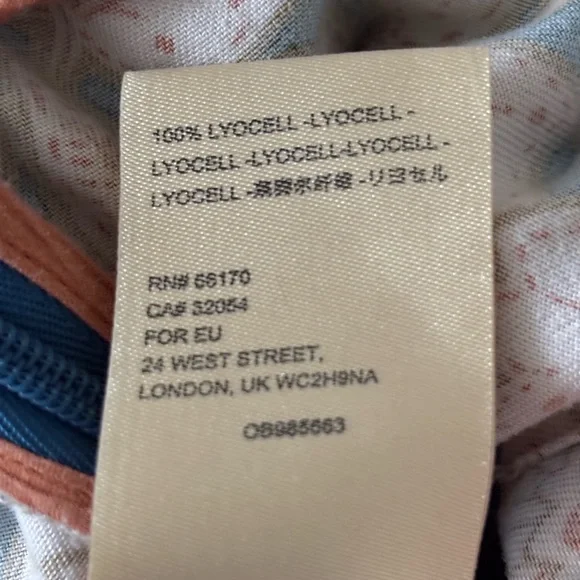 Anthropologie Teal & Cream Asymmetrical Floral Wrap Skirted Shorts - Picture 12 of 13